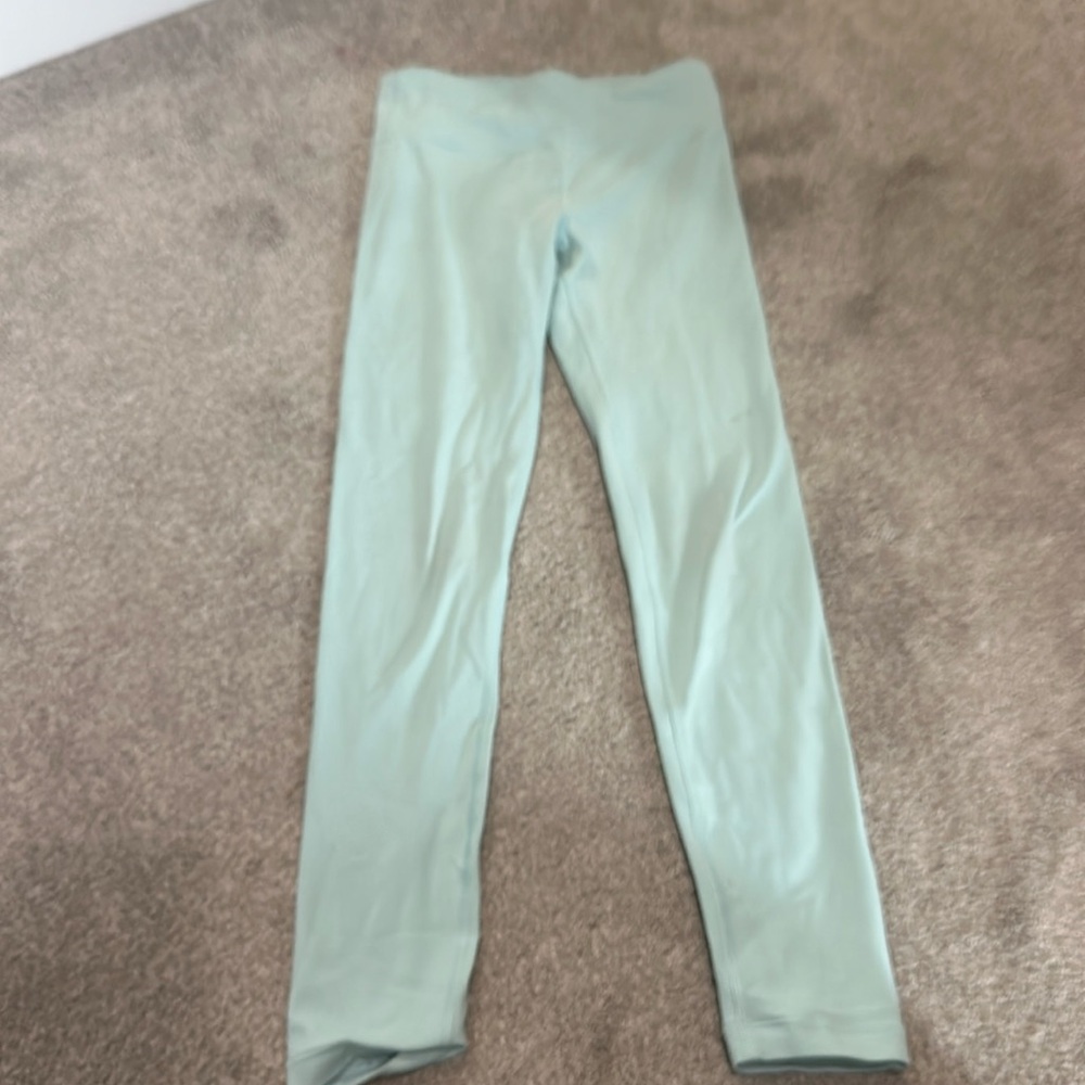 Athleta Girl M 8-10 Chit Chat Legging Mint Color